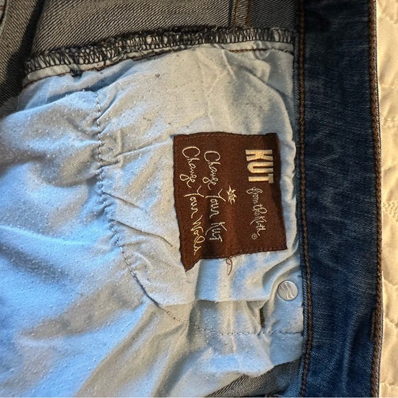 Kut from the Kloth Dark wash Straight Leg Jeans - Picture 7 of 8